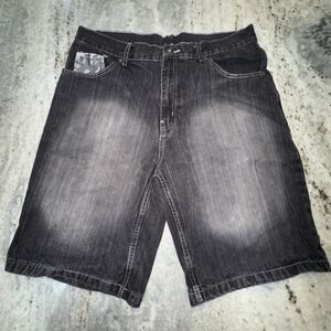 Vintage Open Trails Men's 36 Black Denim Jeans Faded Streetwear Y2K Hipster